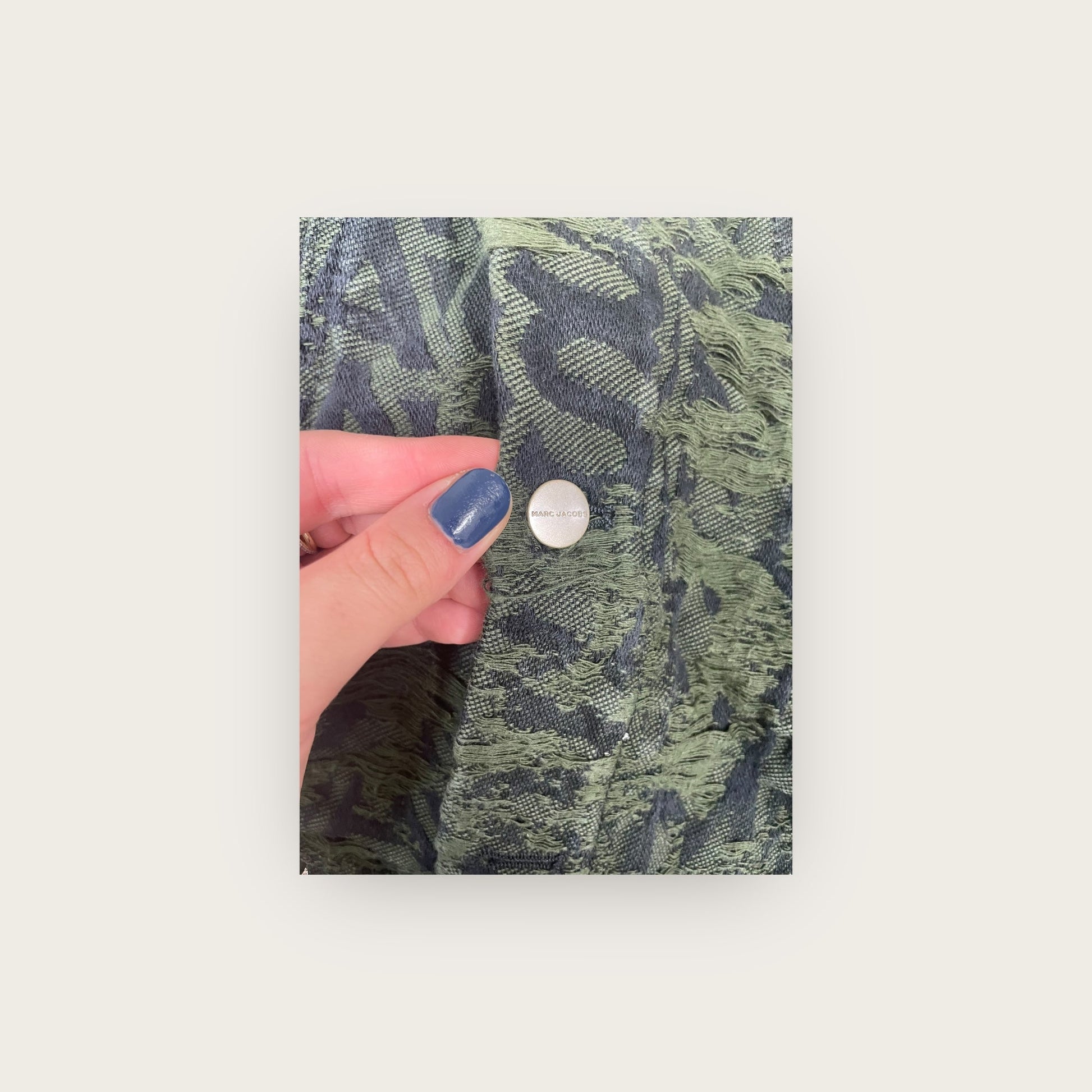 MARC JACOBS Jeansjacke Dunkelgrün XL