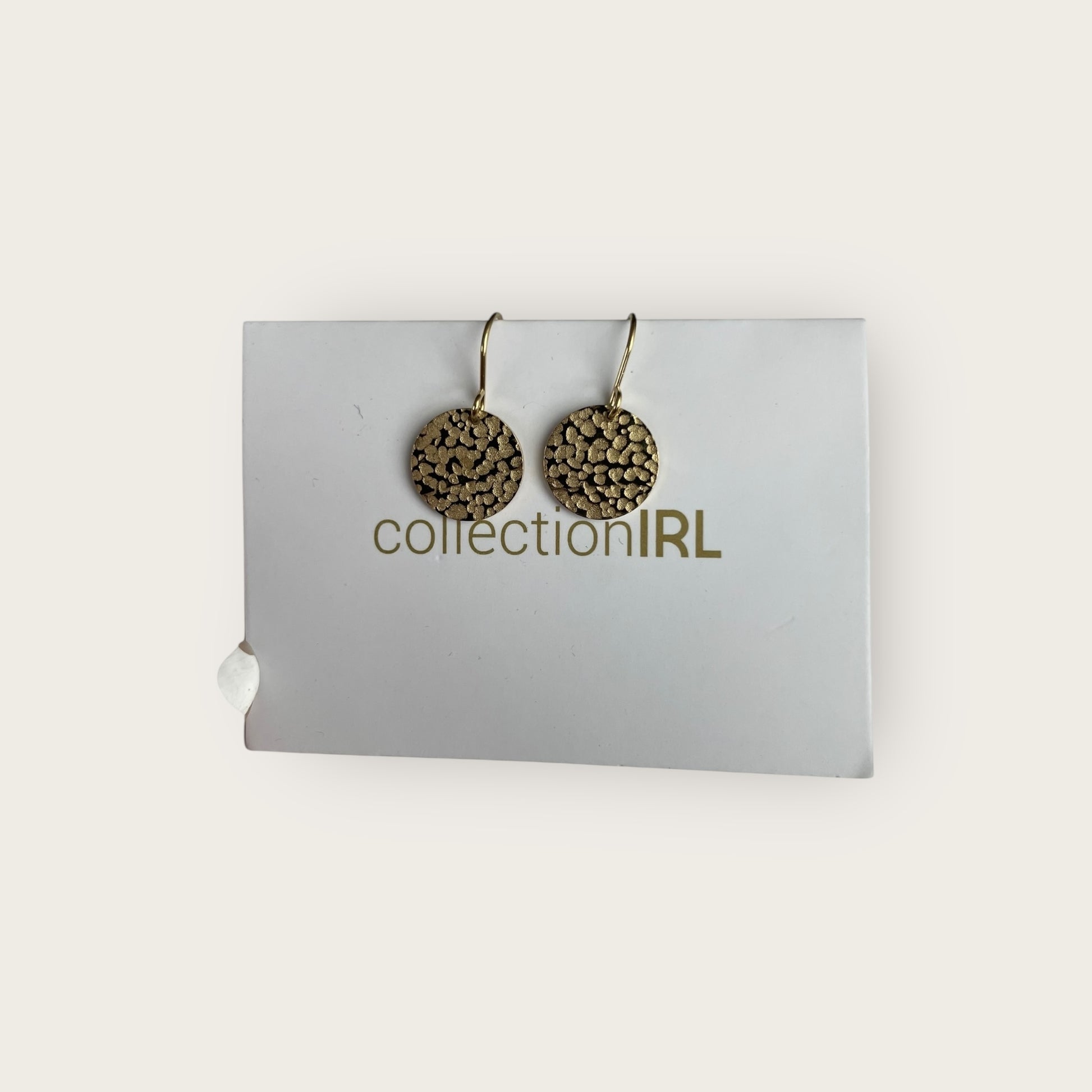 COLLECTION IRL Ohrringe Goldene Plättchen