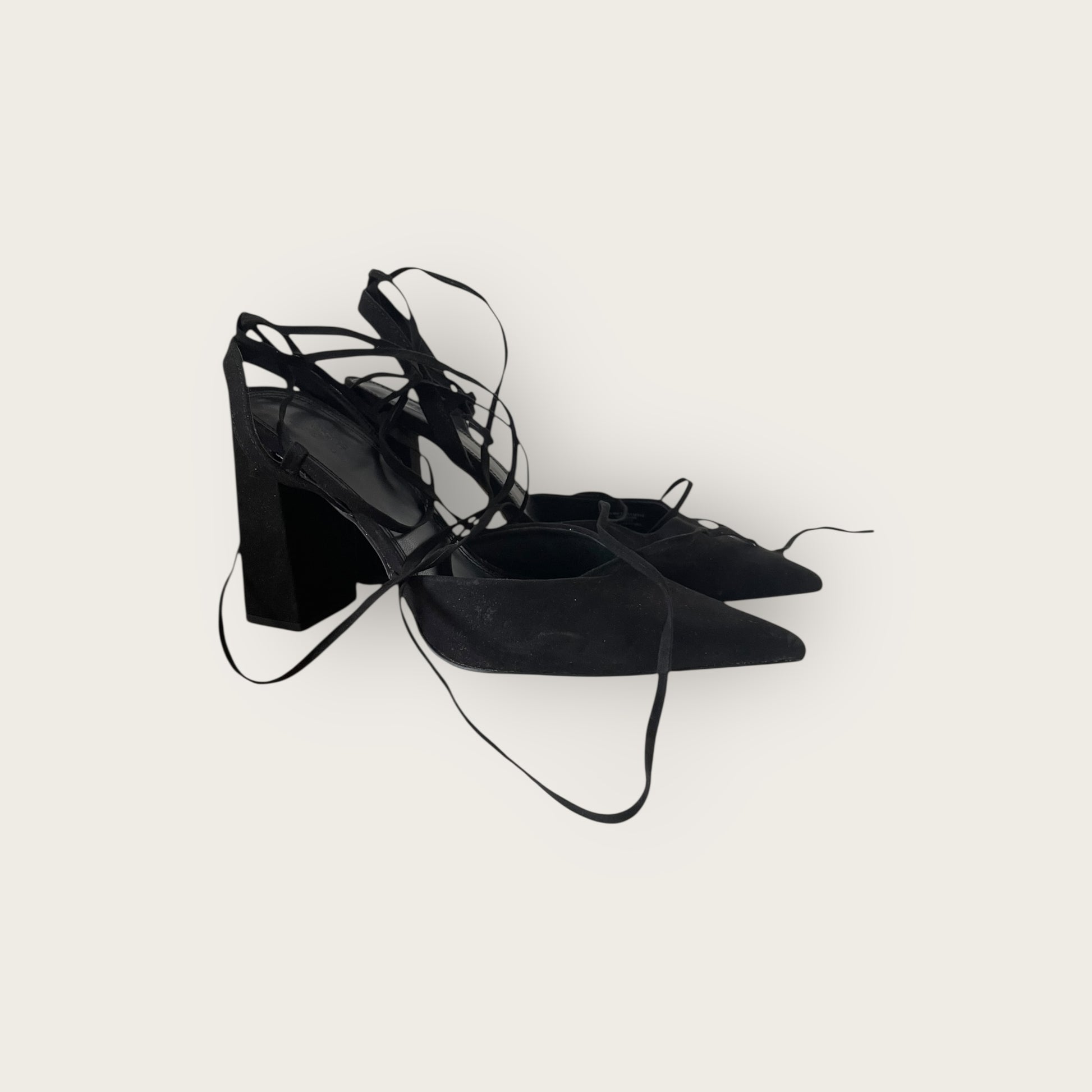 ASOS High Heels Spitz Schwarz 41