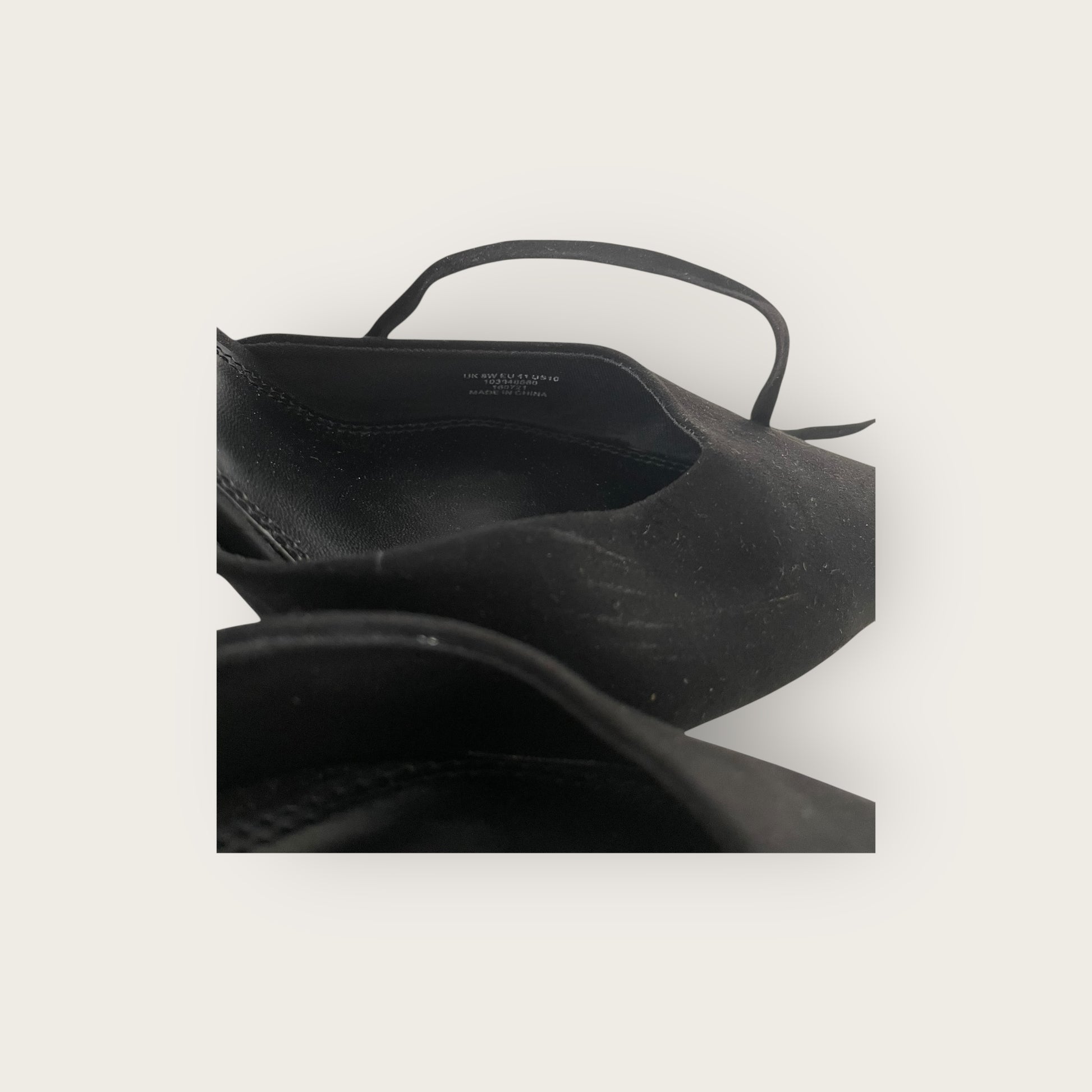 ASOS High Heels Spitz Schwarz 41