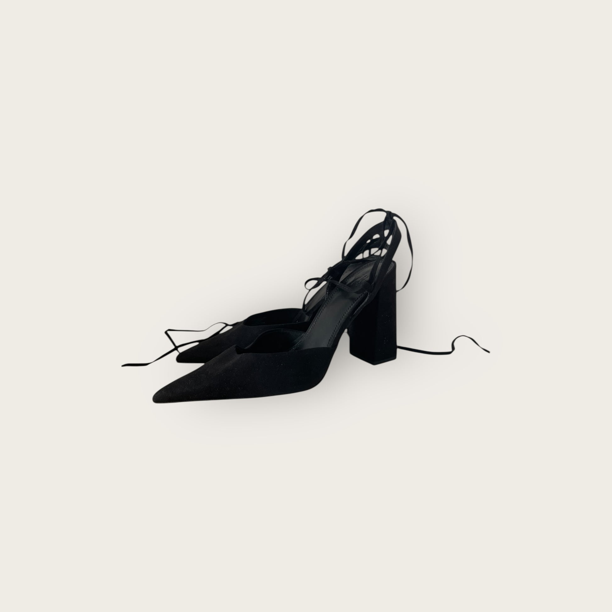 ASOS High Heels Spitz Schwarz 41