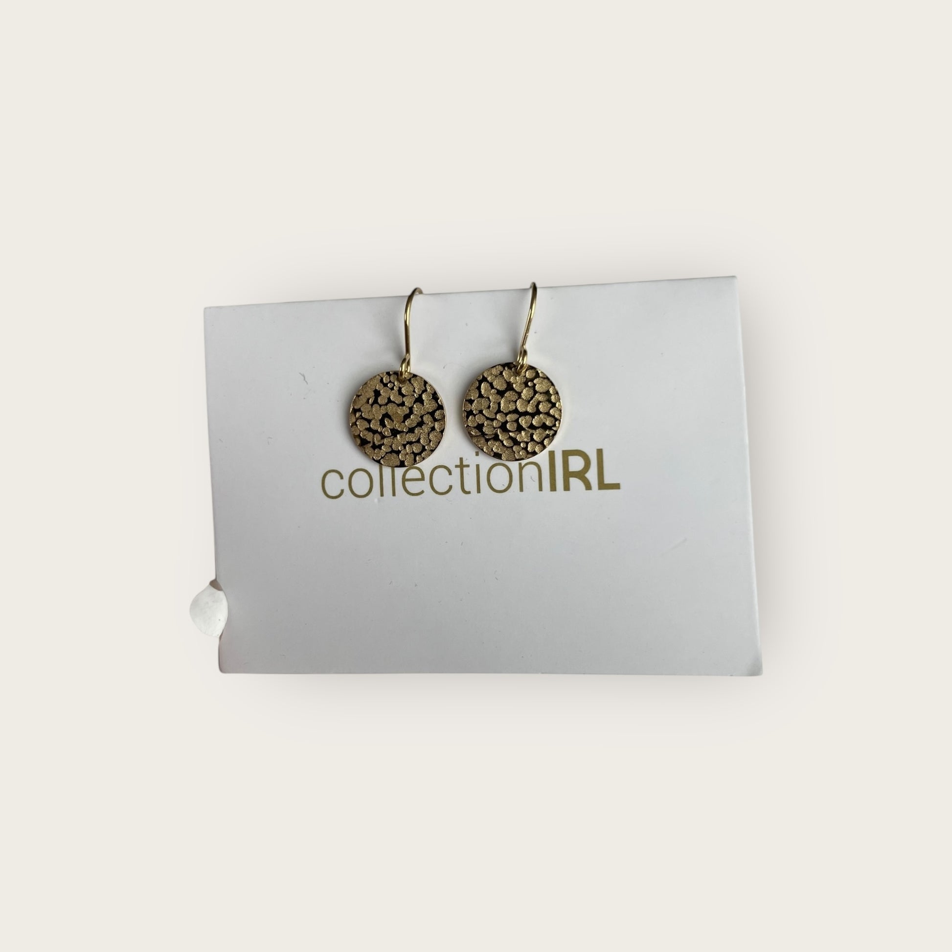 COLLECTION IRL Ohrringe Goldene Plättchen