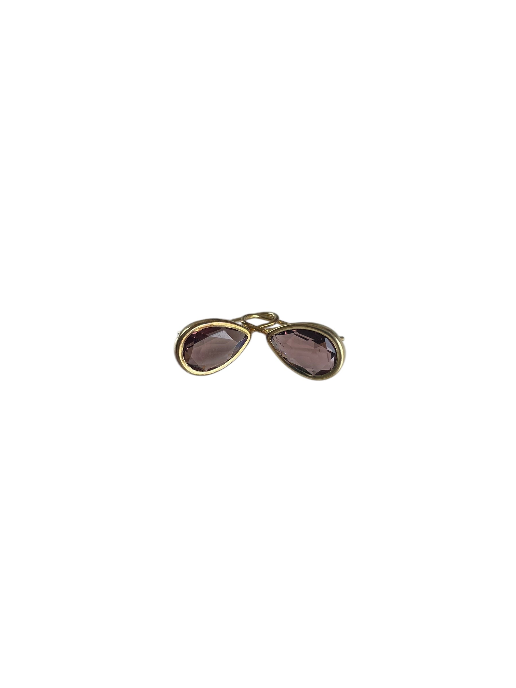 ESSENCE BIJOUX Ohrringe Gold Bordeaux