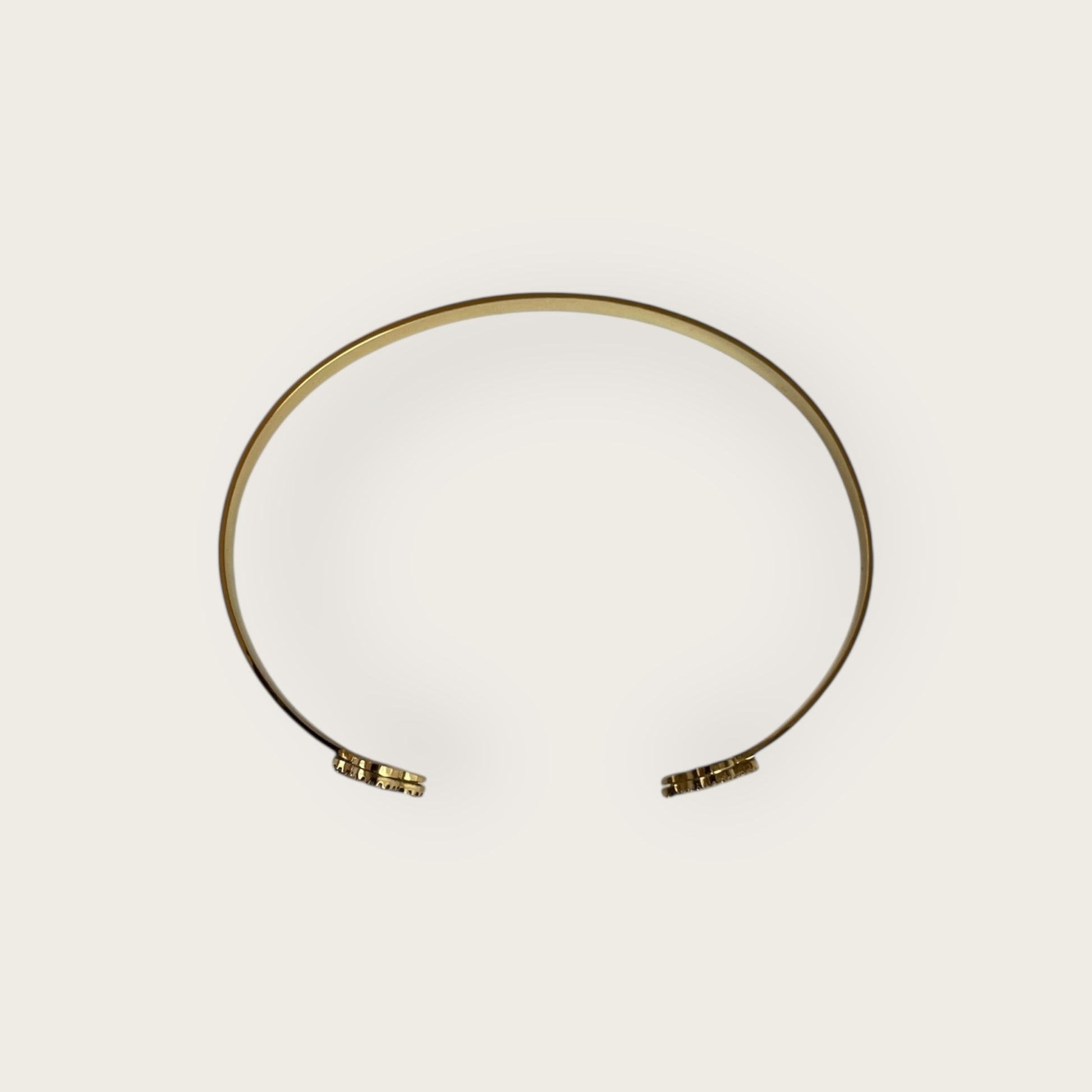 COLLECTION IRL Armreif gold mit weißen Details