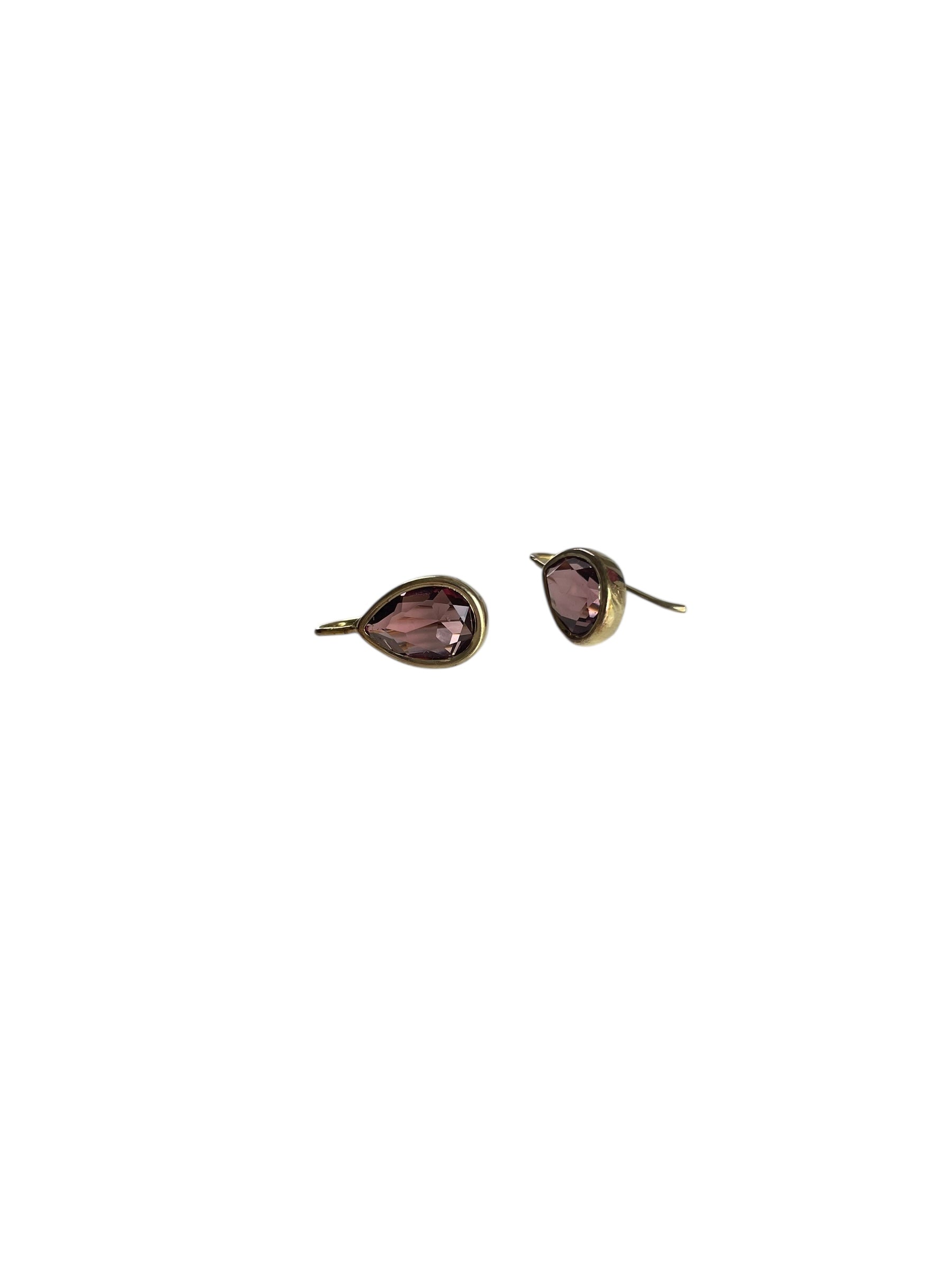 ESSENCE BIJOUX Ohrringe Gold Bordeaux
