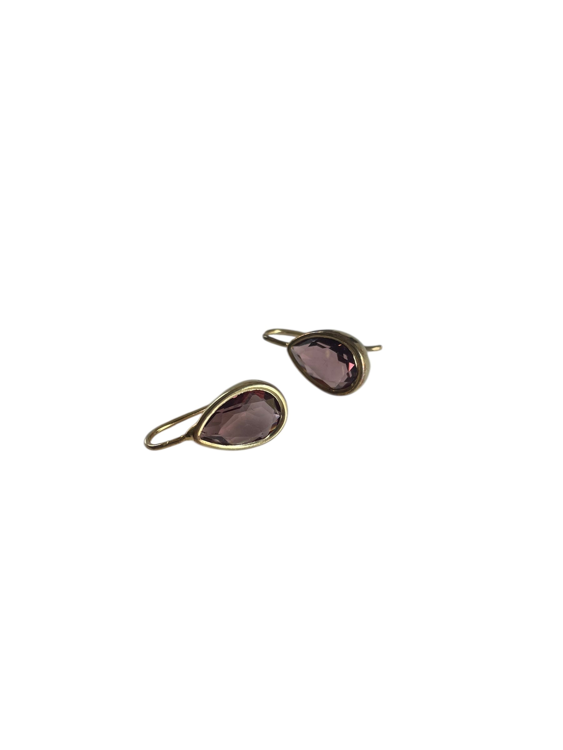 ESSENCE BIJOUX Ohrringe Gold Bordeaux