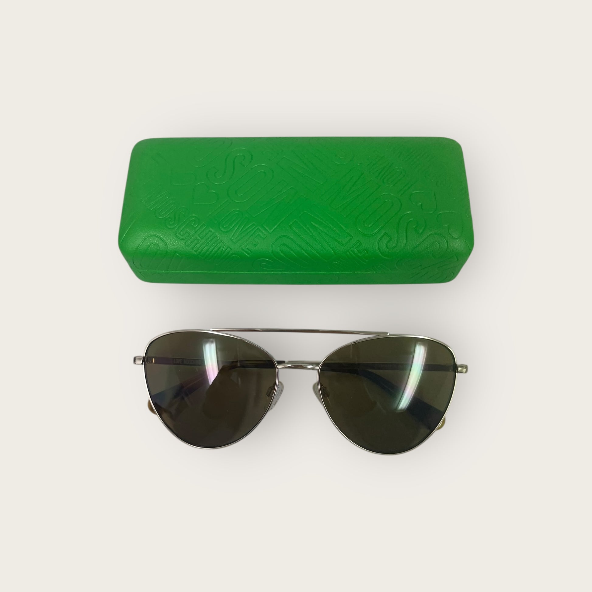 LOVE MOSCHINO Sonnenbrille Beige