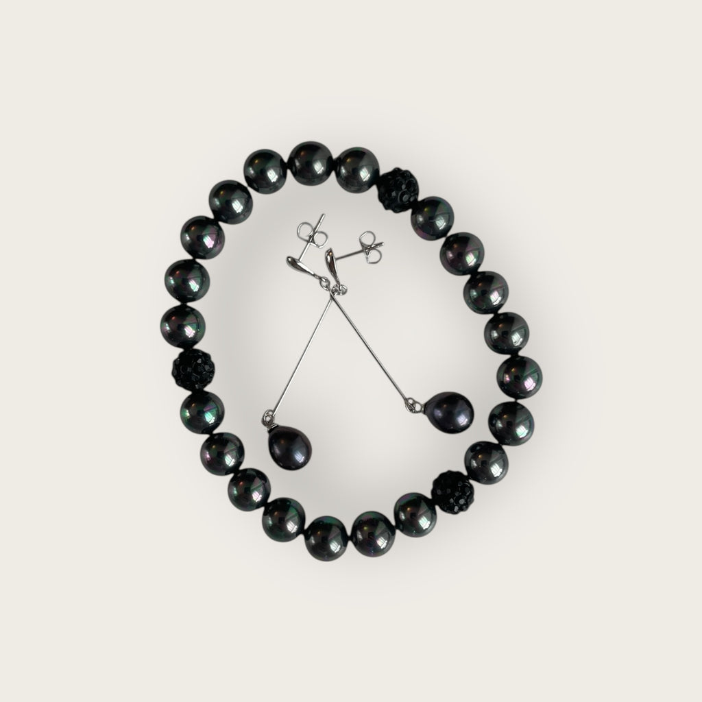 PERLA ISLA Armband & Ohrringe Set