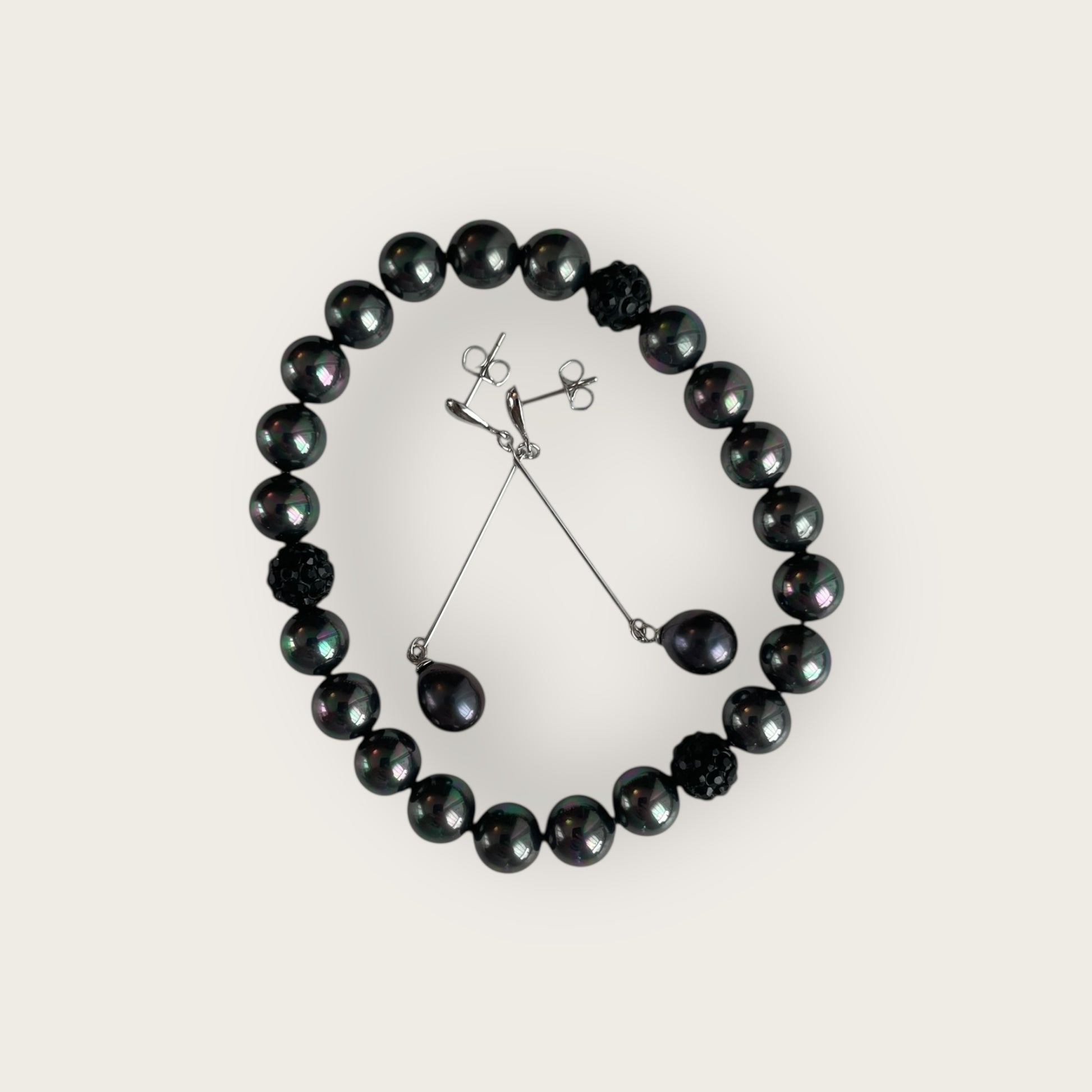 PERLA ISLA Armband & Ohrringe Set