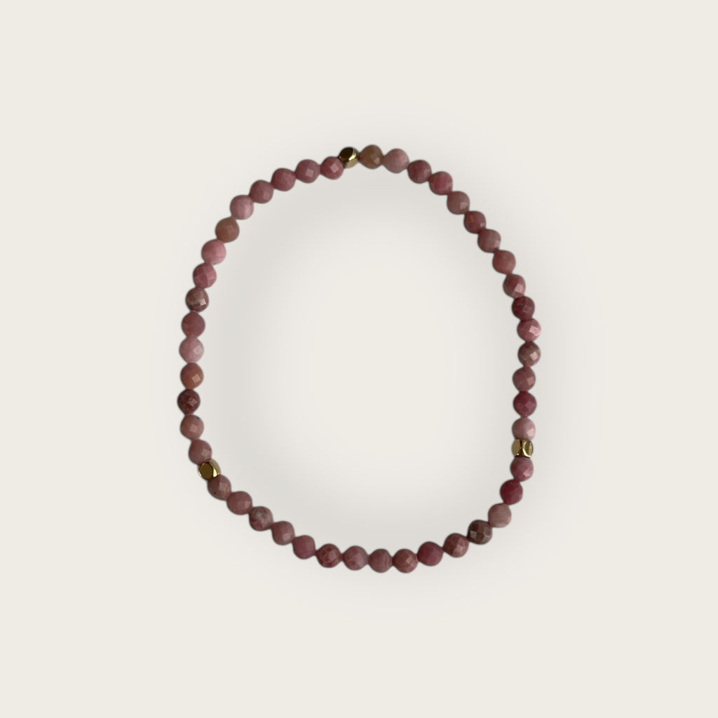 COLLECTION IRL Armband mit rosa Steinen
