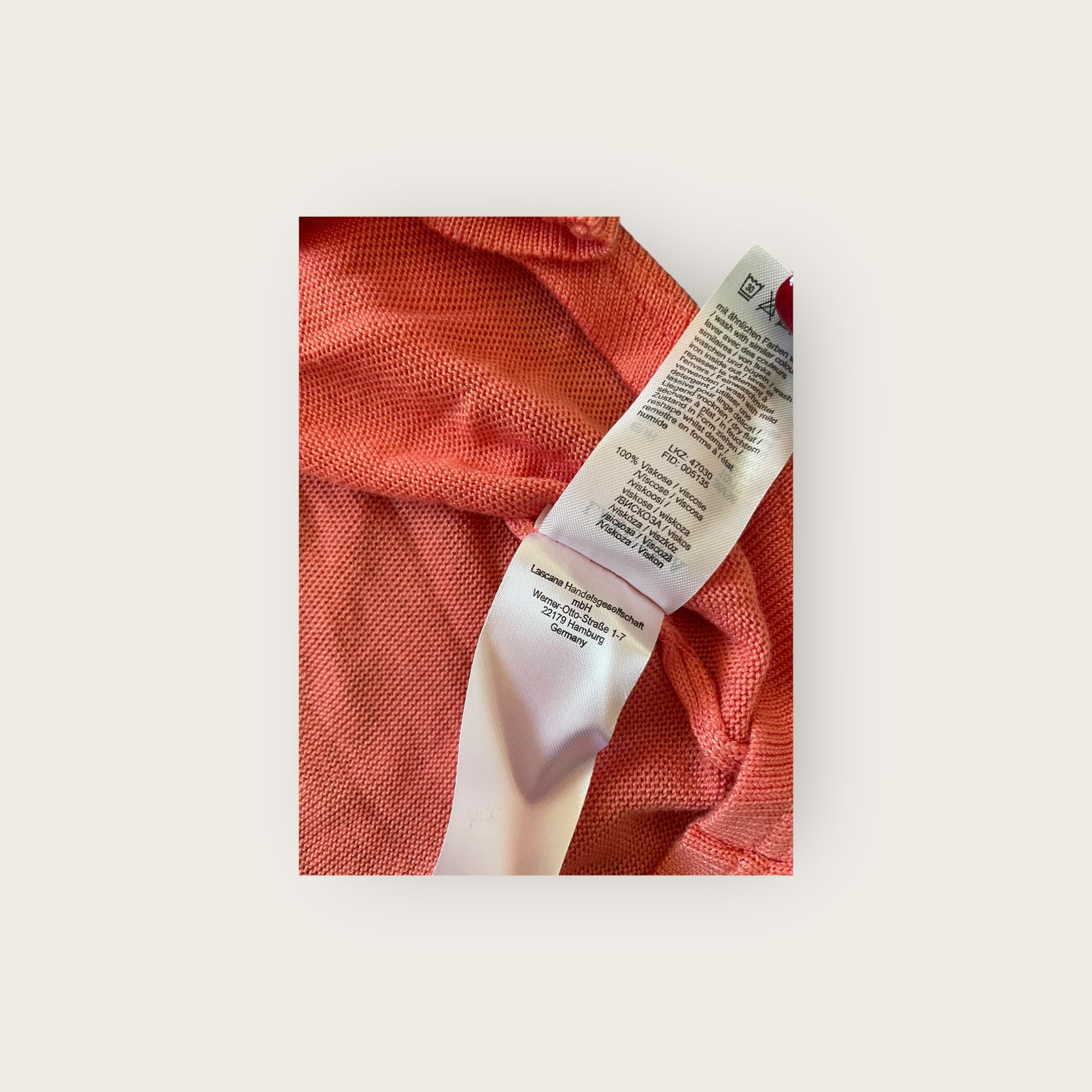LASCANA Leichter Pullover Apricot S/M