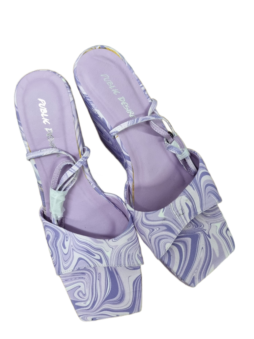 Public Desire Sandalen mit Absatz lila 41