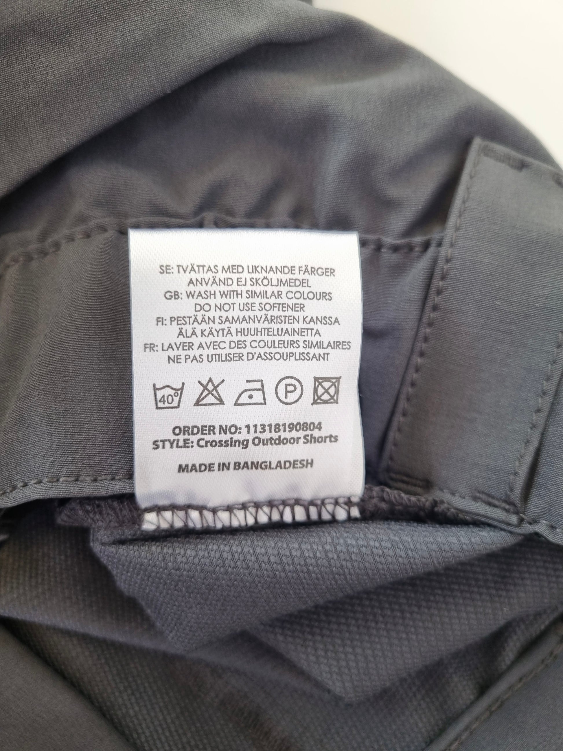 SCANDI NOMAD Wandershorts Grau