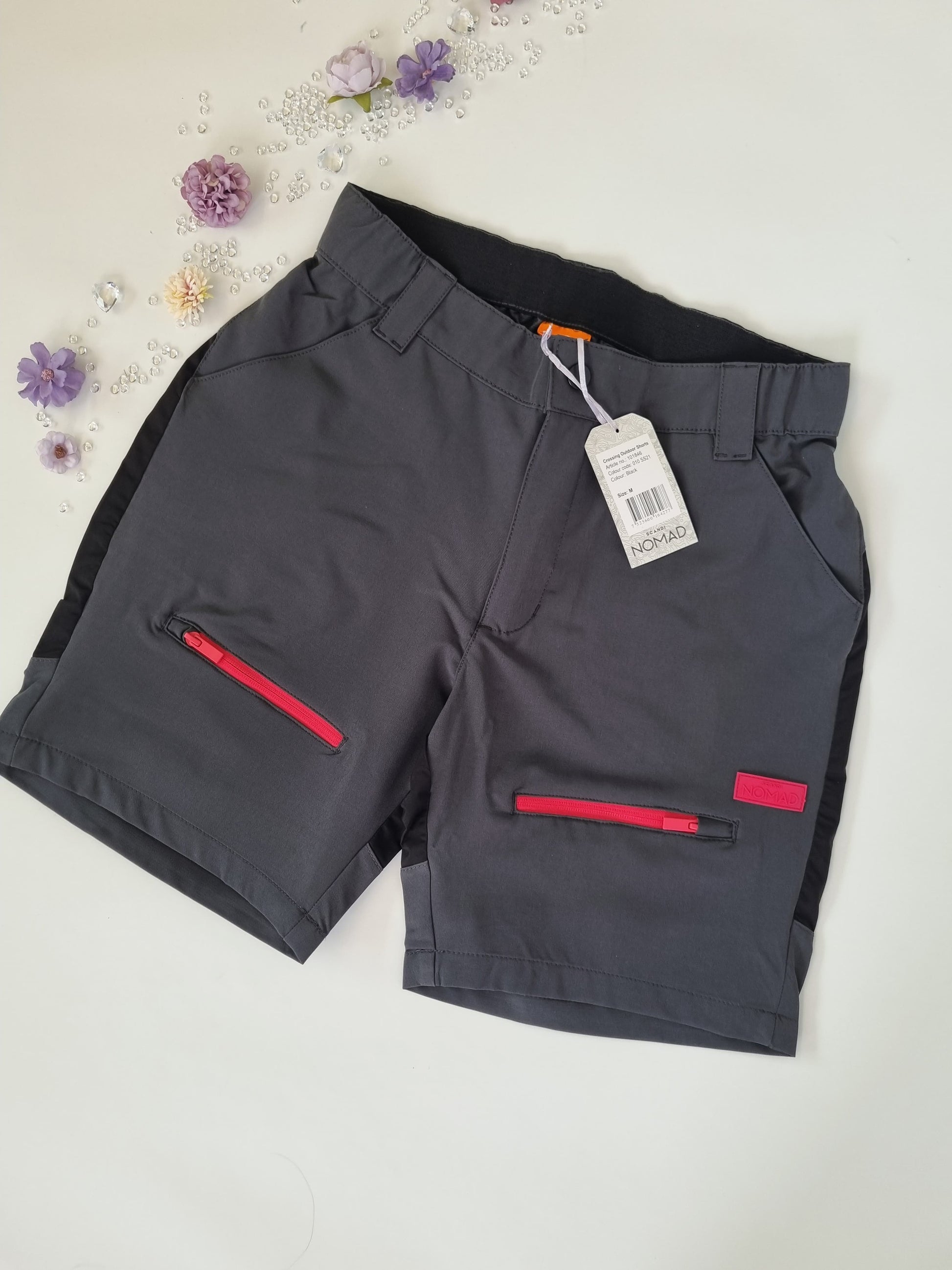 SCANDI NOMAD Wandershorts Grau
